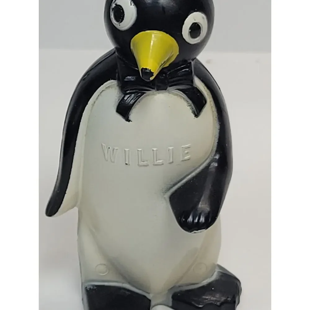 Vintage 1950s Kool Cigarette Willie Millie Penguin Salt Pepper Shaker Set